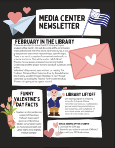 February newsletter - media